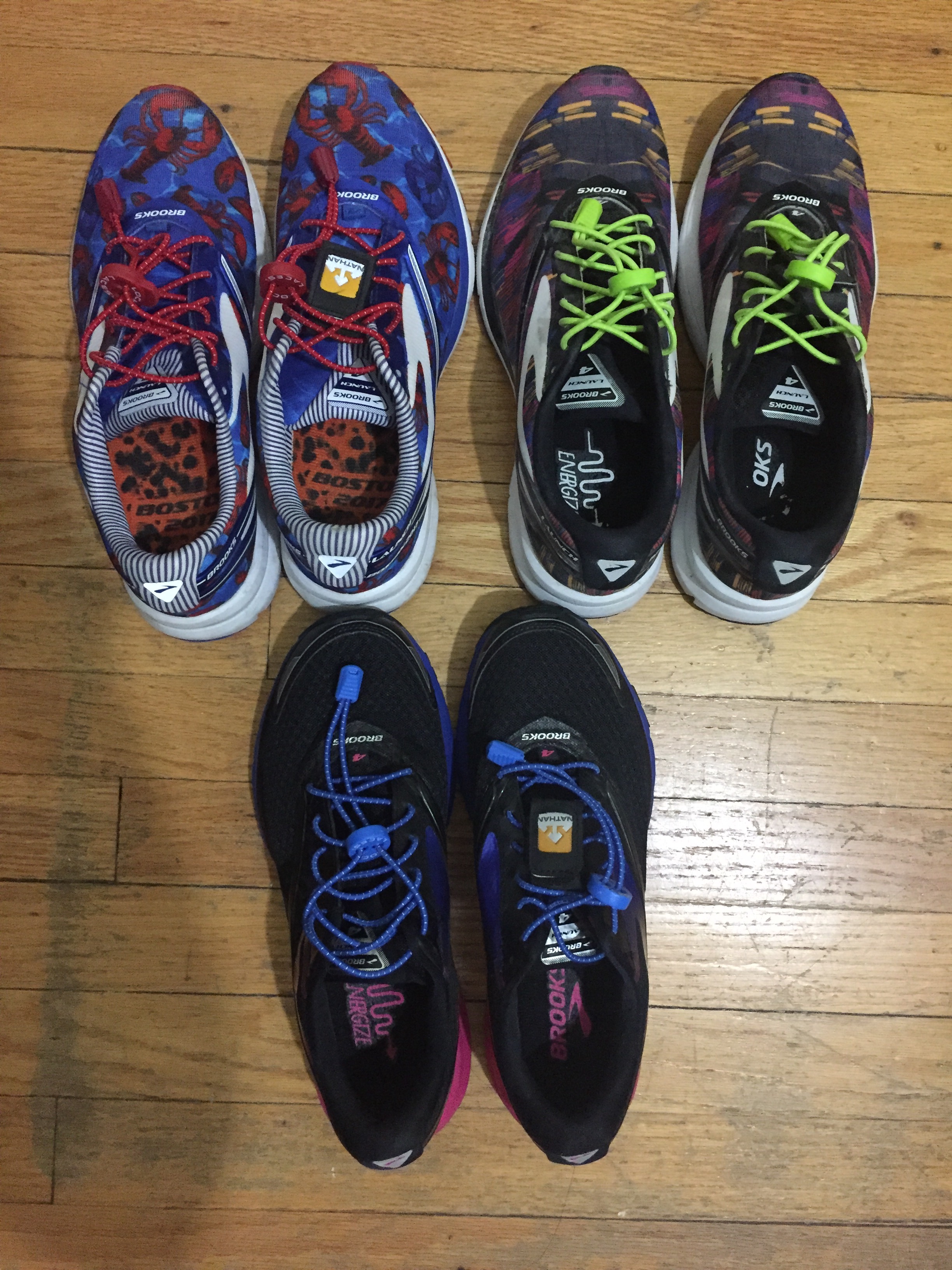 Brooks Launch 4 and Lock Laces