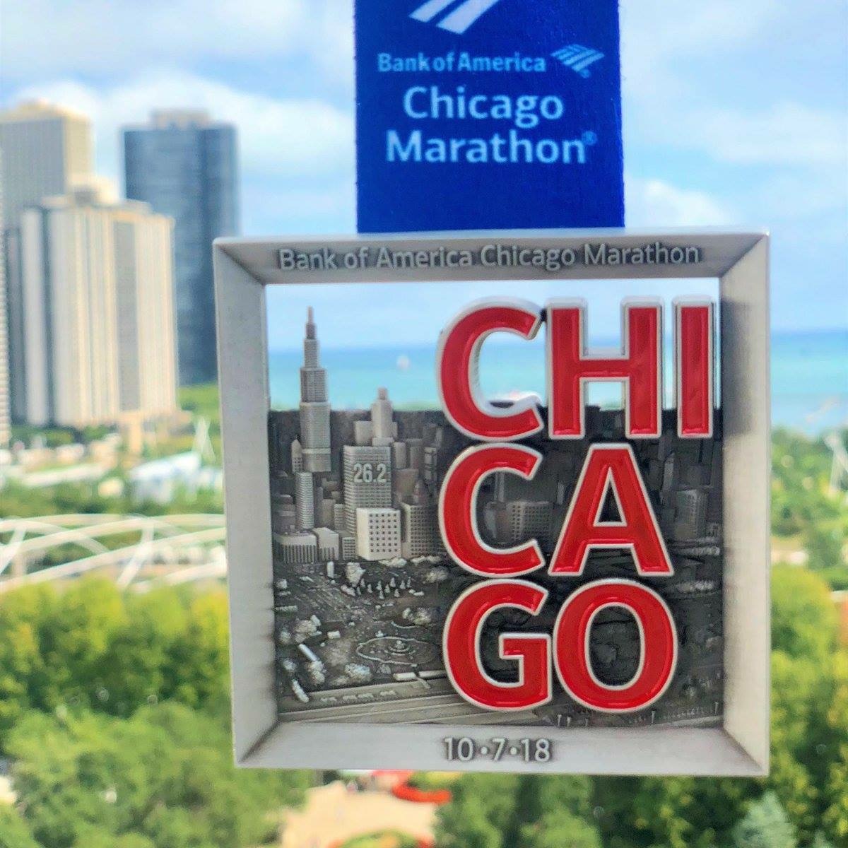2018 Chicago Marathon Medal
