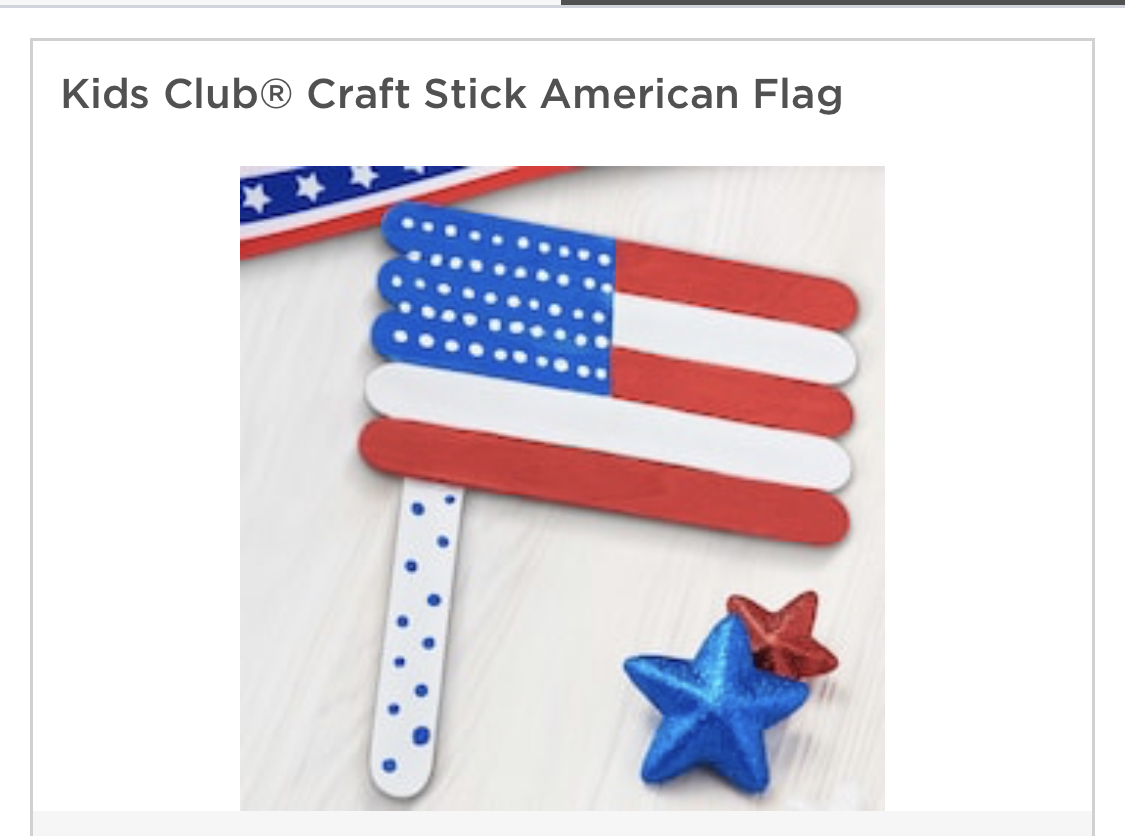 American Flag with Sticks-1