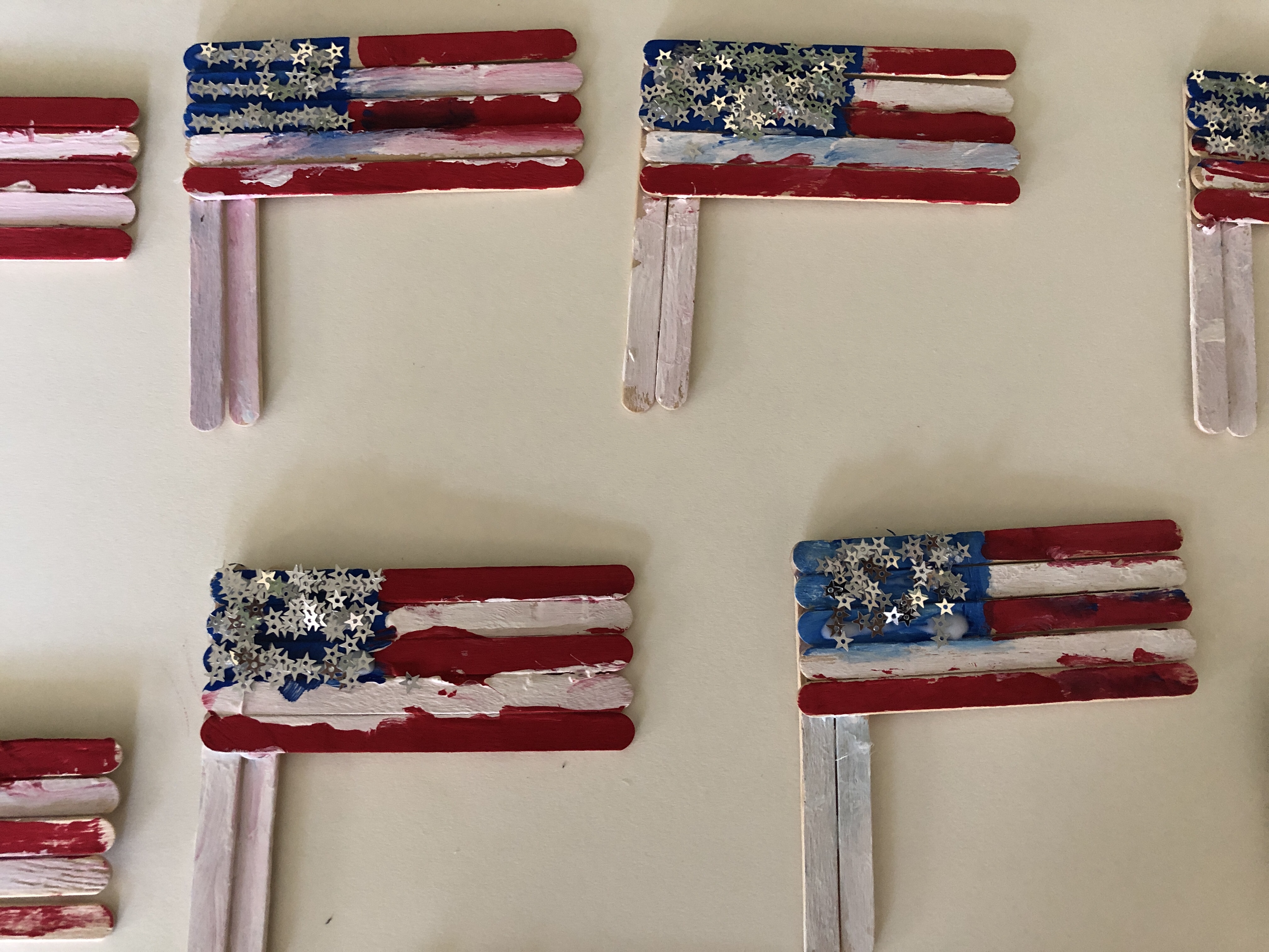 American Flag with Sticks-3