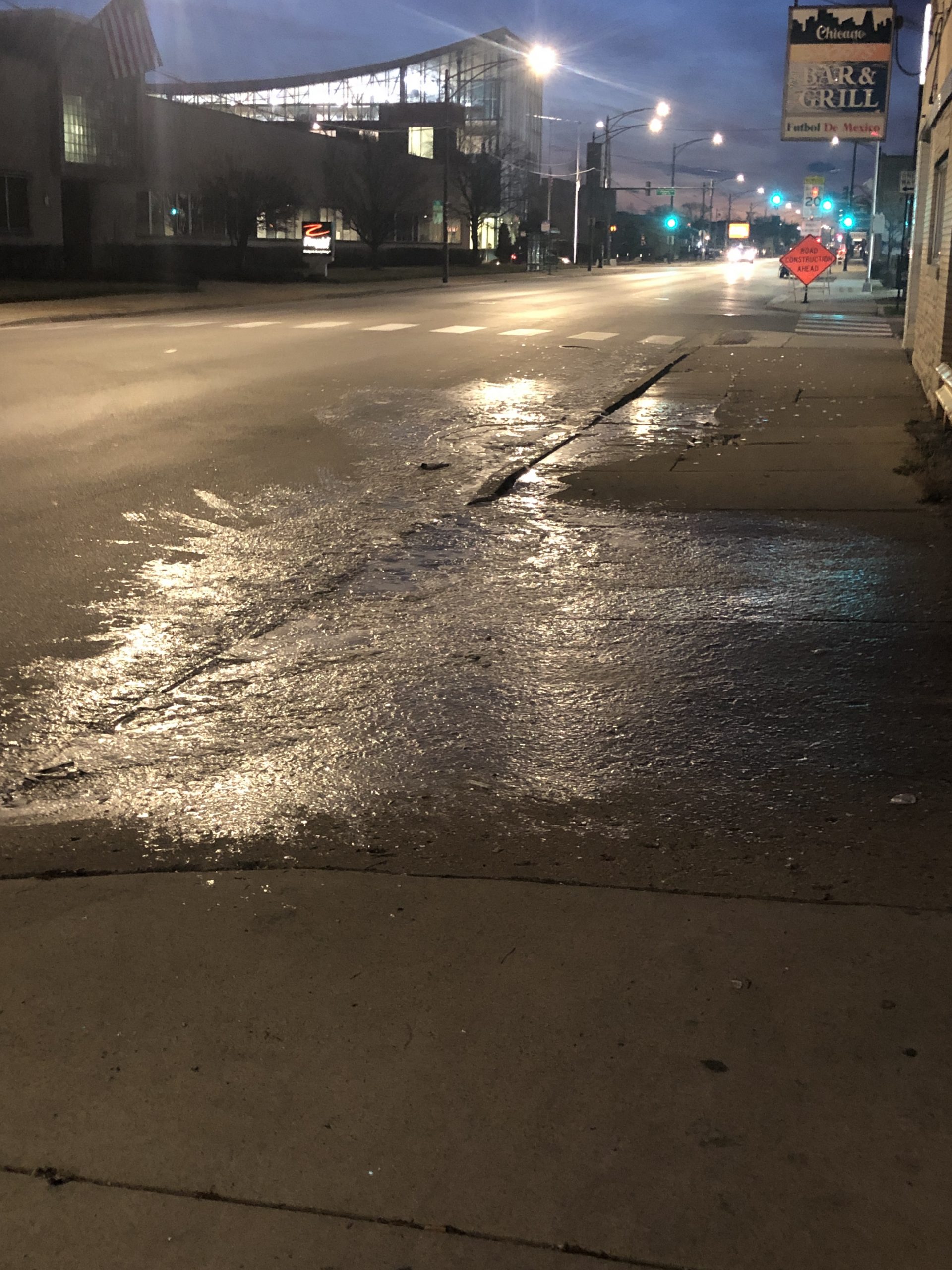 Ice on sidewalk-1